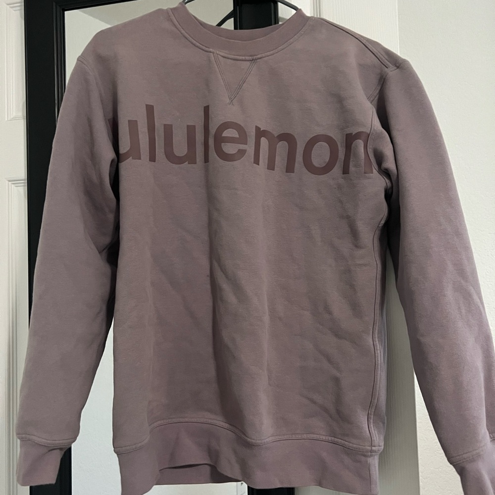 Purple Lululemon crewneck